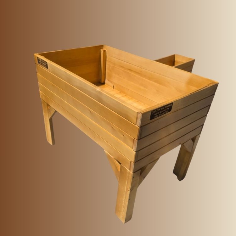 Žardinjera 100x60x30 sa nogama od 40cm od drveta