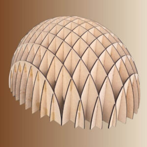 Luster od drveta (medijapan)