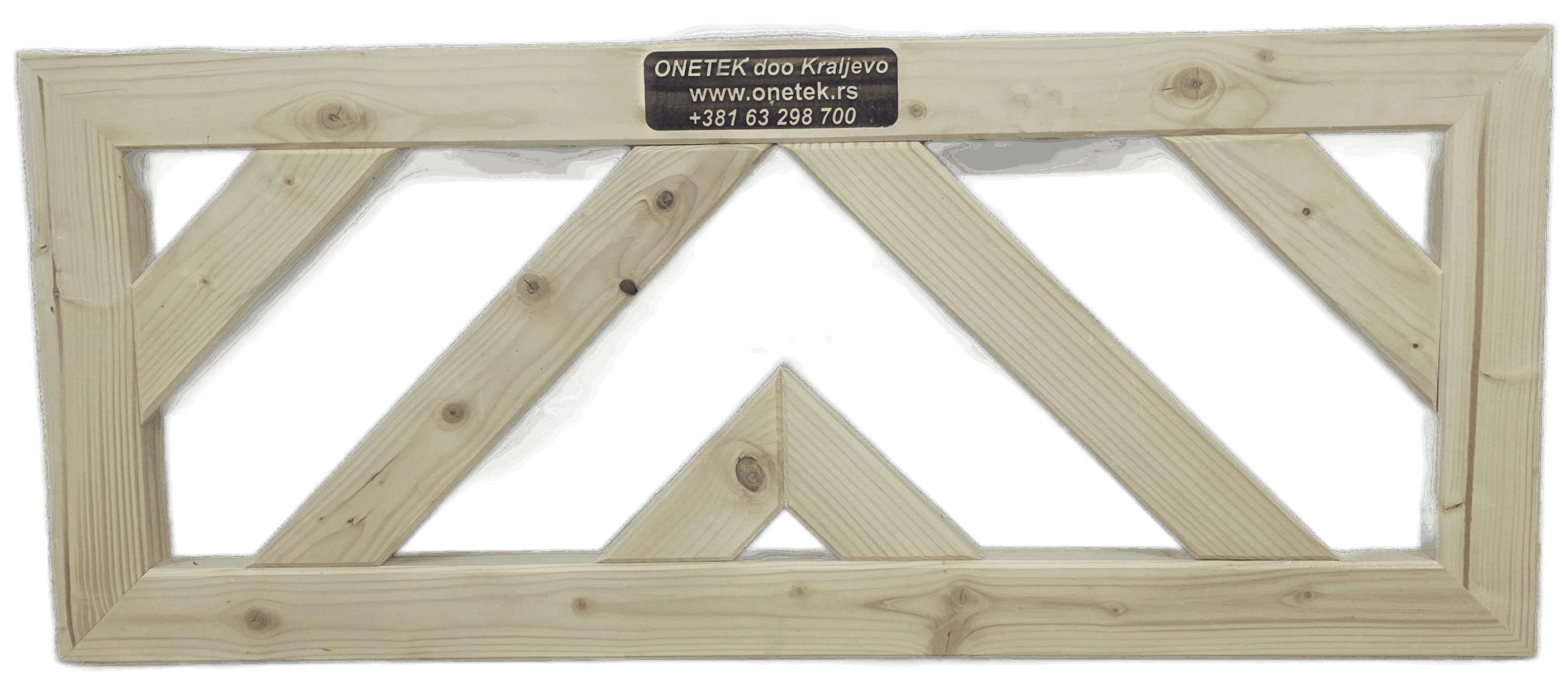 Drvena ograda / paravan 100x40cm - Image 2